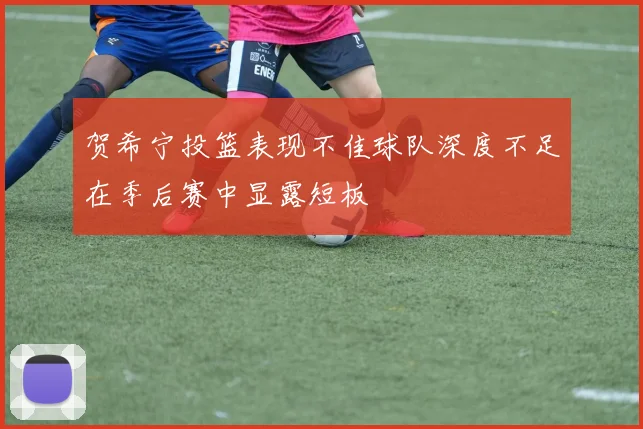 贺希宁投篮表现不佳球队深度不足在季后赛中显露短板