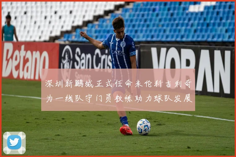 深圳新鹏城正式任命米伦科吉利奇为一线队守门员教练助力球队发展